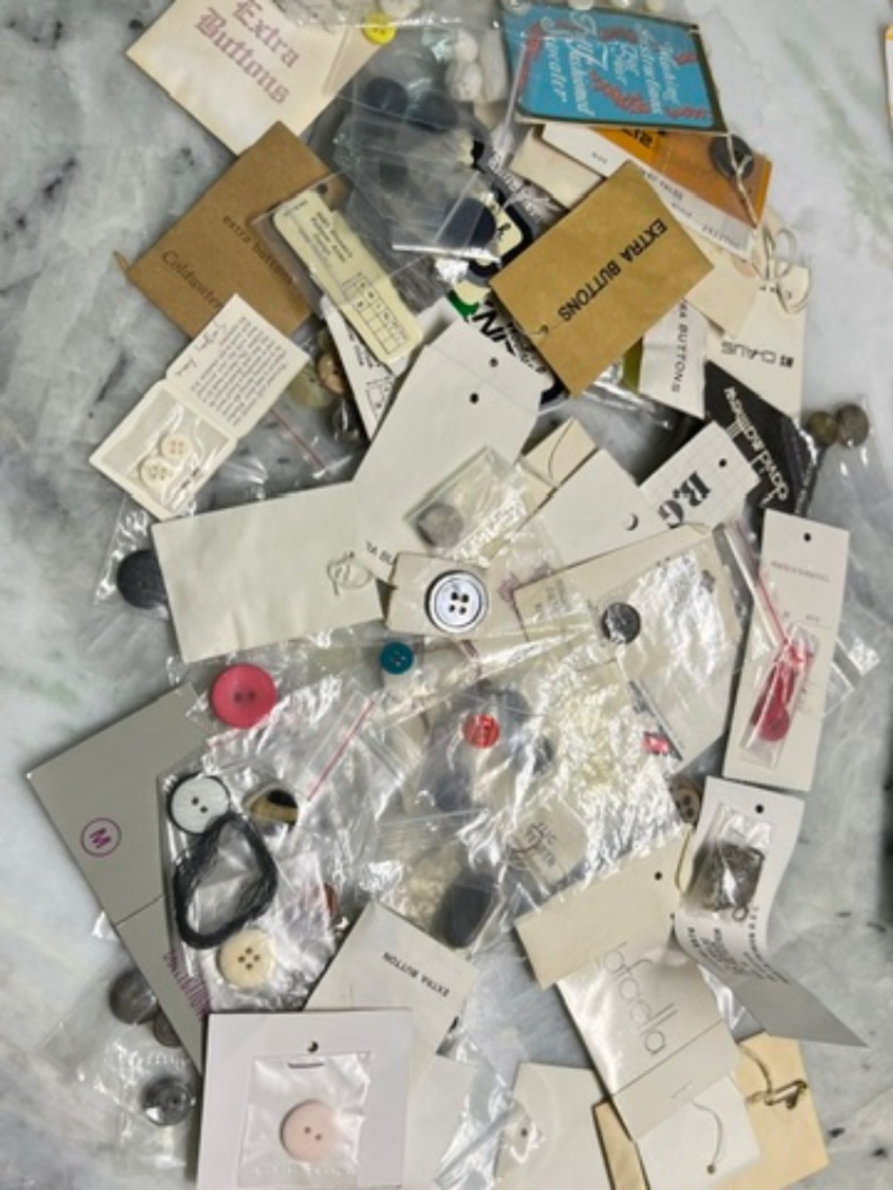 Vintage & Modern Extra Buttons in Original Packets